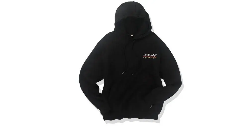 소버먼트 org hoody black 기모 XL