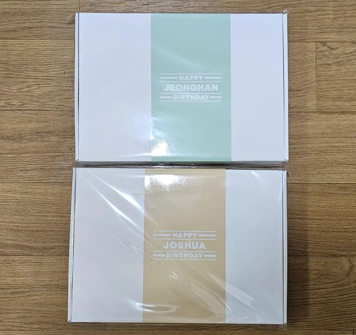 (Taepo)Seventeen Jeonghan, joshua Birthday box unsealed