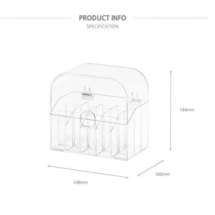 @화장품 립스틱 케이스 먼지차단 아크릴 보관 정리함