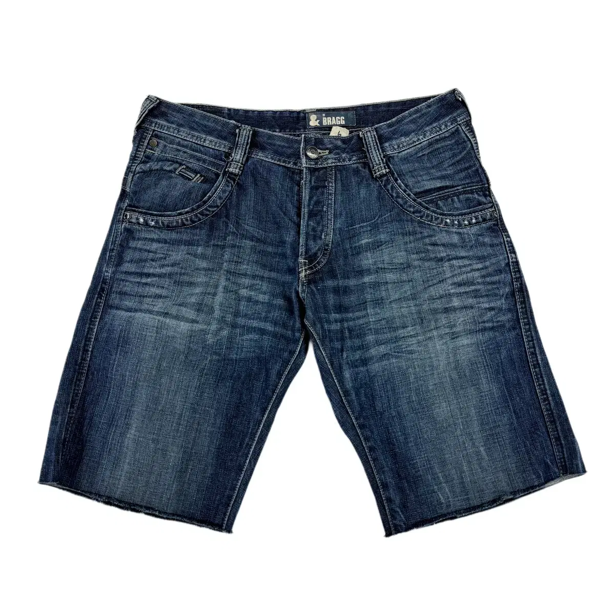 [32] Bragg 데님 쇼트 팬츠