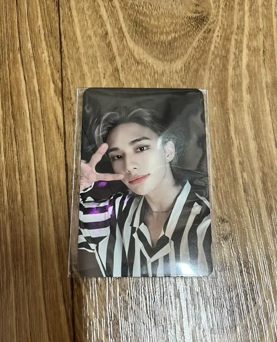 Straykids hyunjin exhibition random photocard unsealed