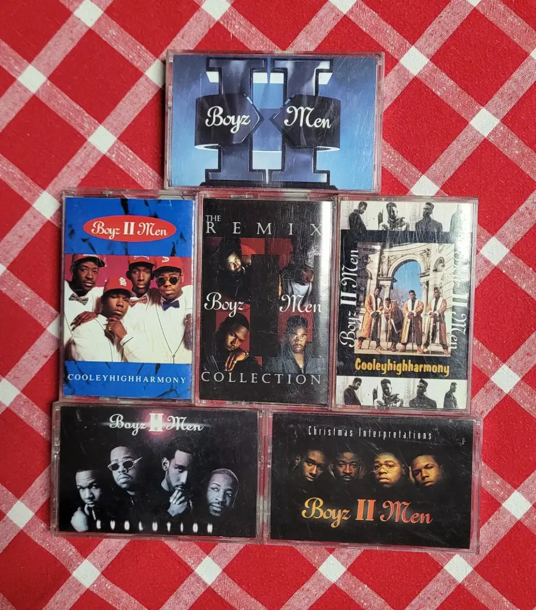 Boyz II Men cassette tape collection