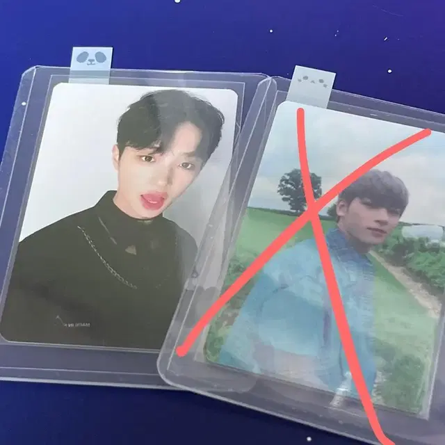 엑스원 X1 동표포카 한결포카 양도