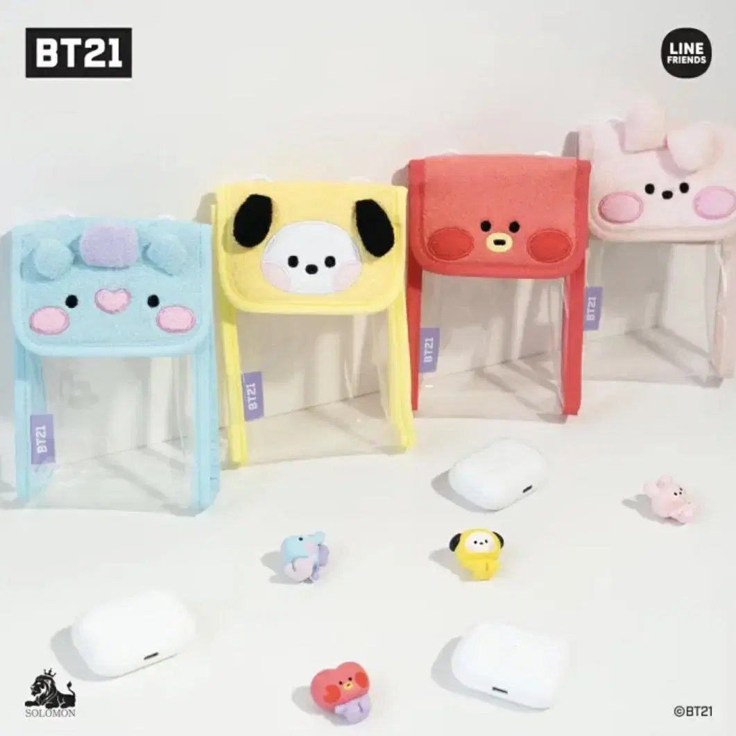 bt21 일본 미니 PVC백 스마트폰 백 바로배송