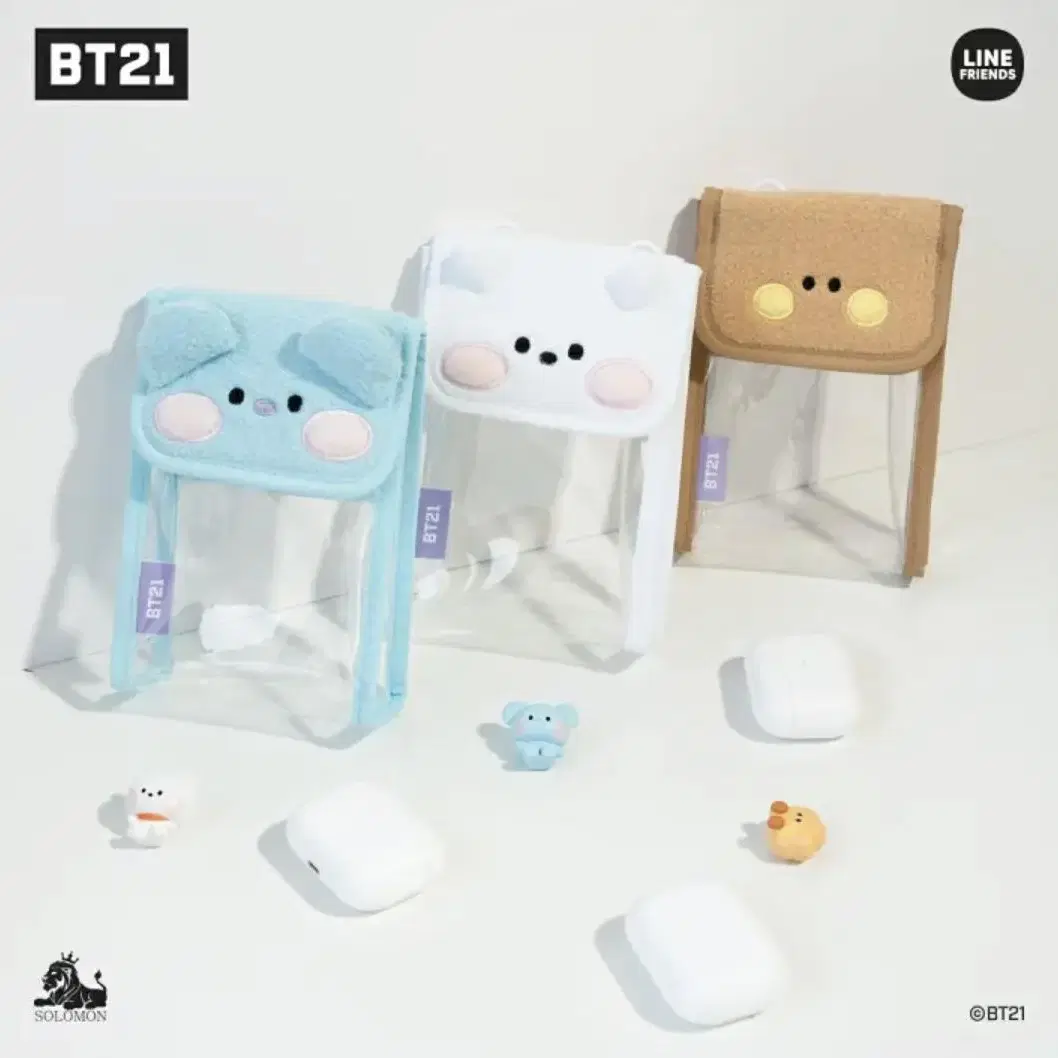 bt21 일본 미니 PVC백 스마트폰 백 바로배송