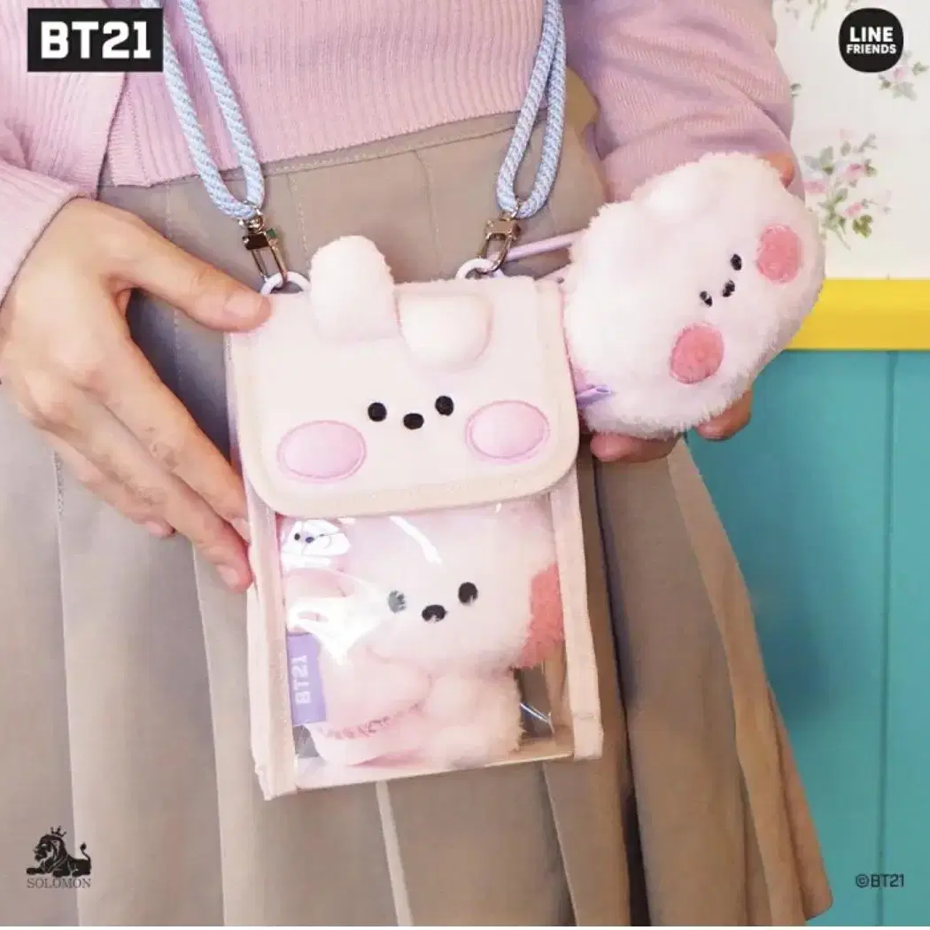 bt21 일본 미니 PVC백 스마트폰 백 바로배송