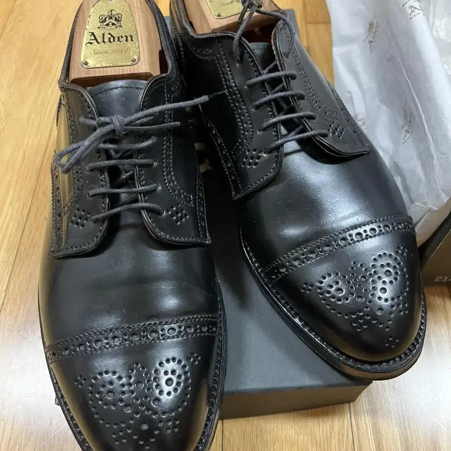 알든 코도반 alden 2146 Black Shell Cordovan