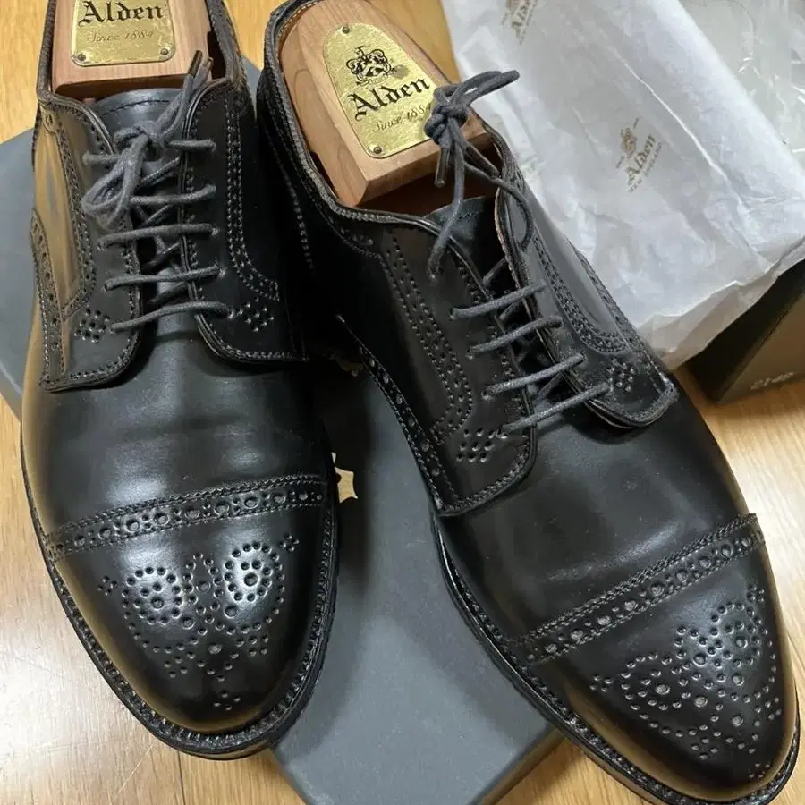 알든 코도반 alden 2146 Black Shell Cordovan