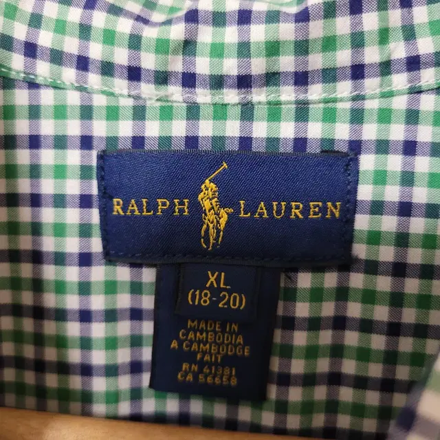 POLO RALPHLAUREN 폴로랄프로렌 보이즈 남방셔츠 XL