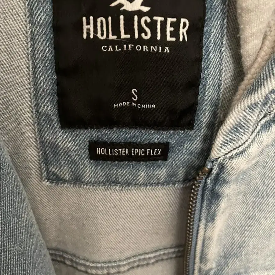 홀리스터 hollister 후드 청자켓