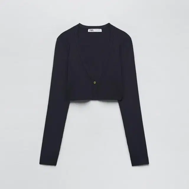 [ZARA 새상품] 니트 크롭 재킷 S