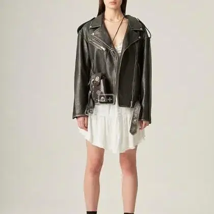 스푸닝 글로니 가죽자켓(VINTAGE FUNK LEATHER JACKET