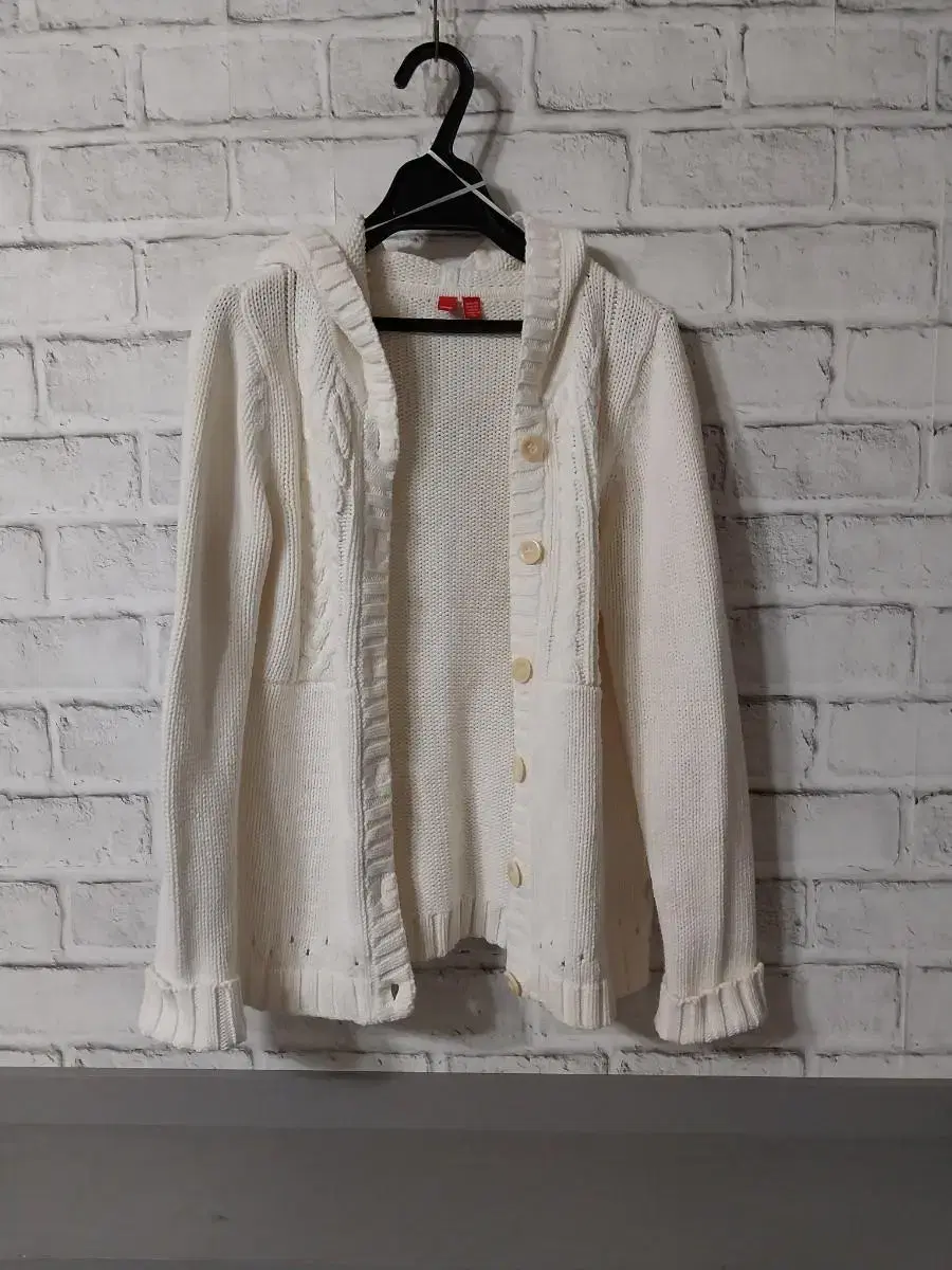 SPRIT Cotton Hooded Cardigan M