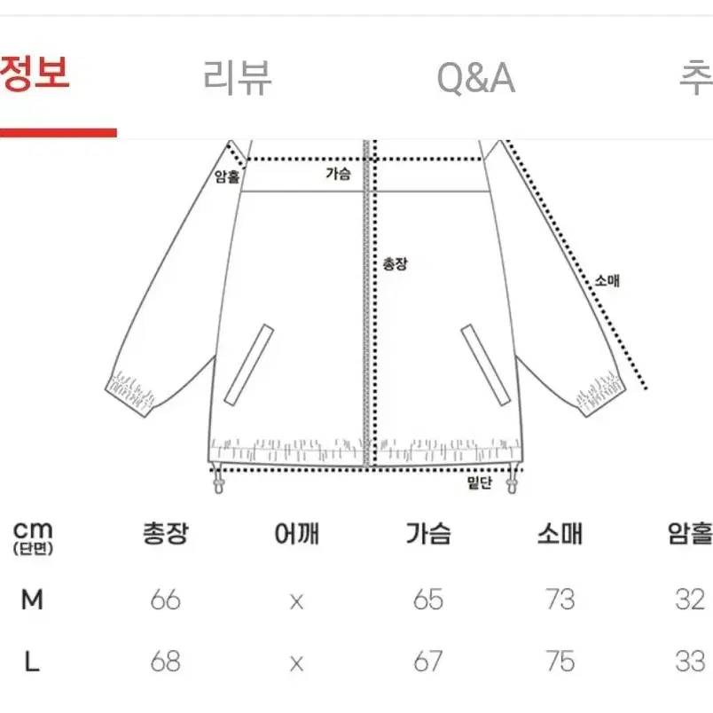 (신품급)아티스트웨어 ATW 바람막이 자켓 M(2022.07)