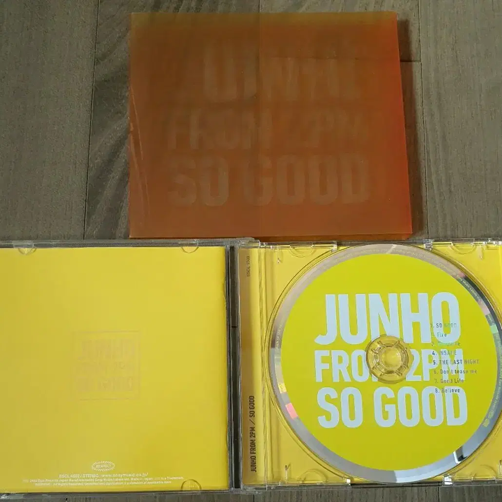 2PM 준호 일본앨범 SO GOOD 한정B반