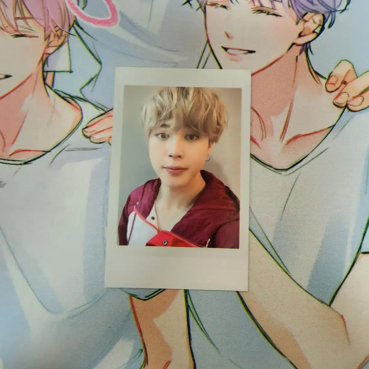 Park Jimin 2021 seasons greetings Polaroid