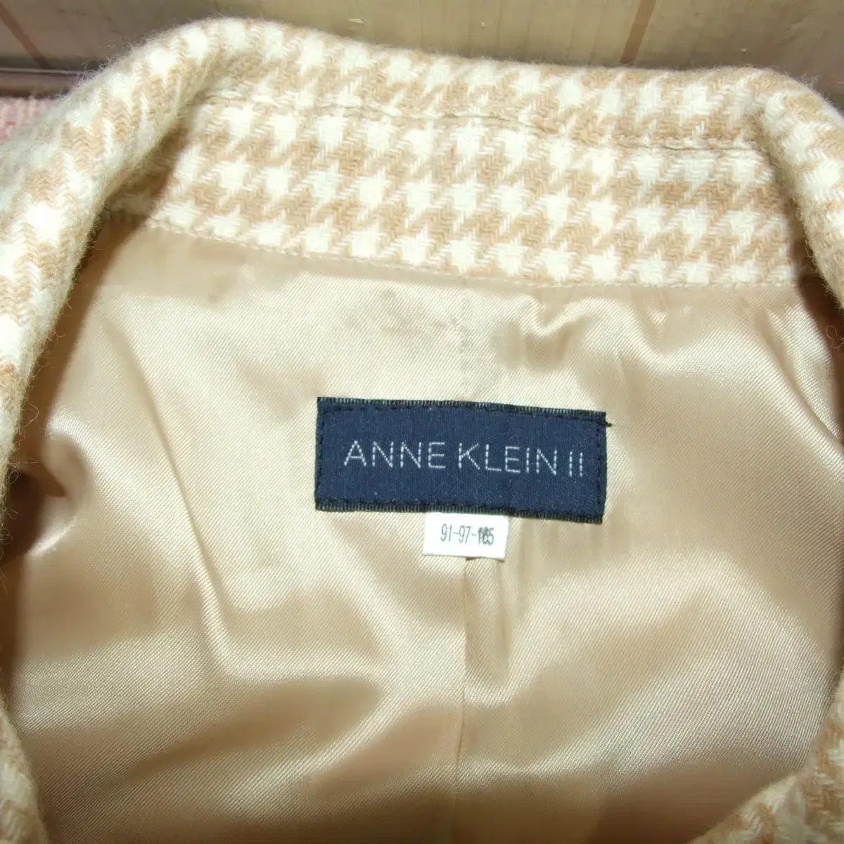 (여성 66 싸이즈) ANNE KLEIN 여성 모직 자켓 춘추복