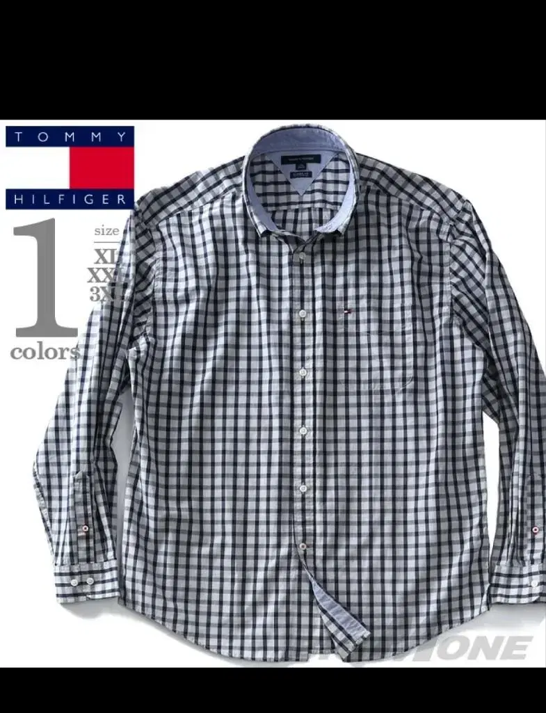 Tommy Hilfiger Men's Check Navy M Size 105 Navy White (New)