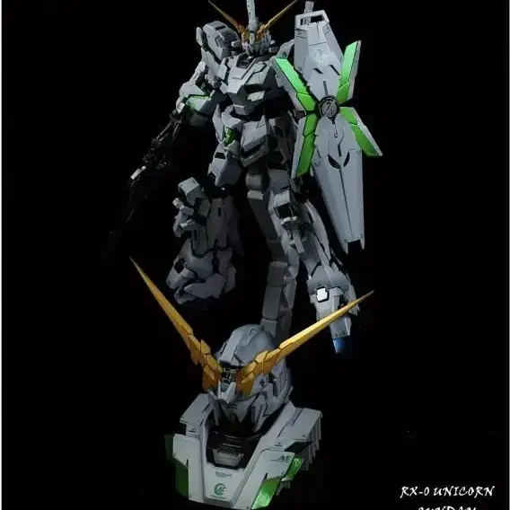 건담 gundam RX-0 unicorn 디스트로이모드 헤드베이스 한정판