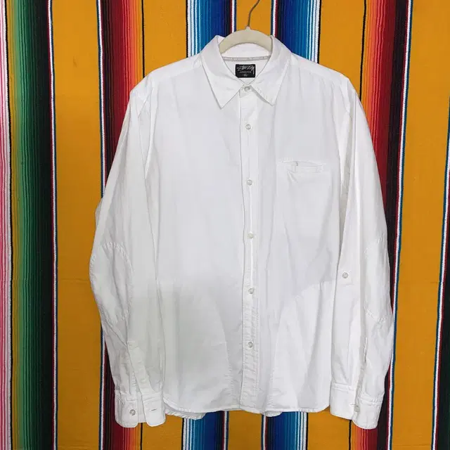 스투시 셔츠 STUSSY WHITE SHIRT [XL]