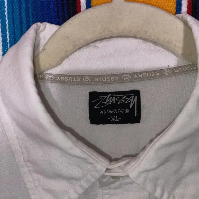 스투시 셔츠 STUSSY WHITE SHIRT [XL]