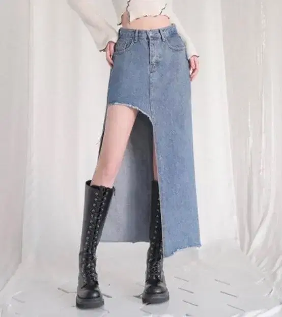 Urban Dress Long Denim Skirt