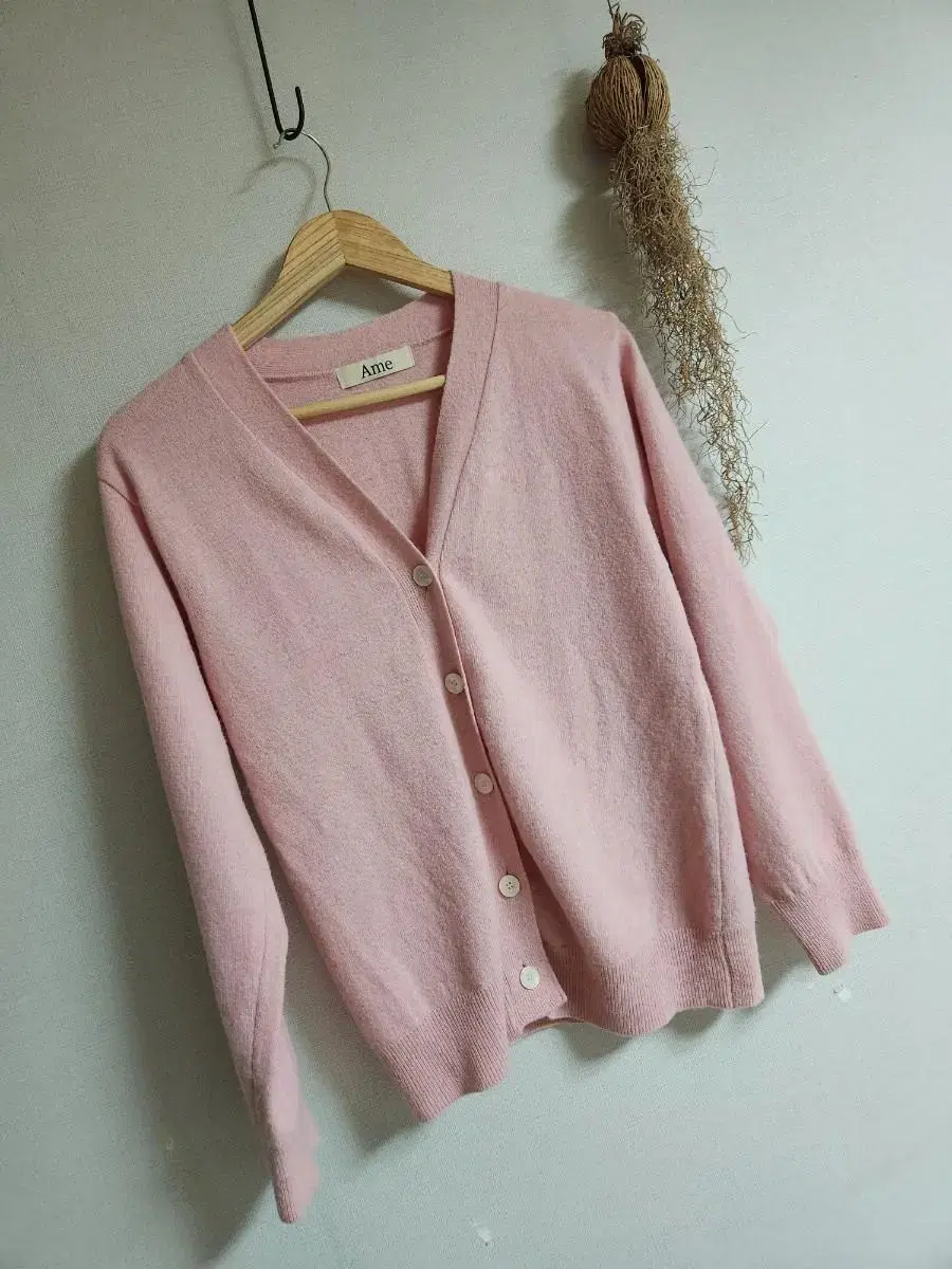 Cardigan (milky pink)