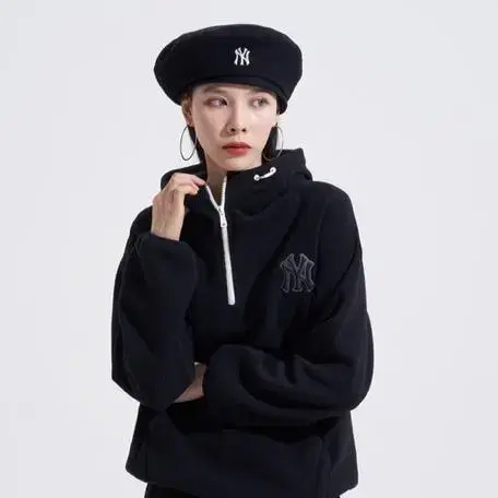 MLB 루키 베레모 NY (Black)  - size: m