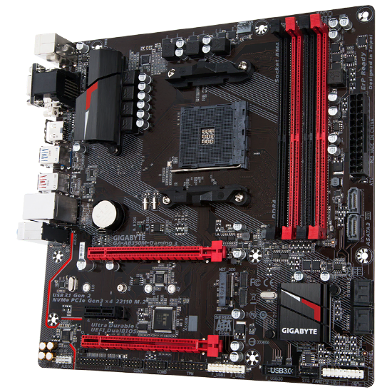 GIGABYTE GA-AB350M-Gaming 3 (AM4/AB350)