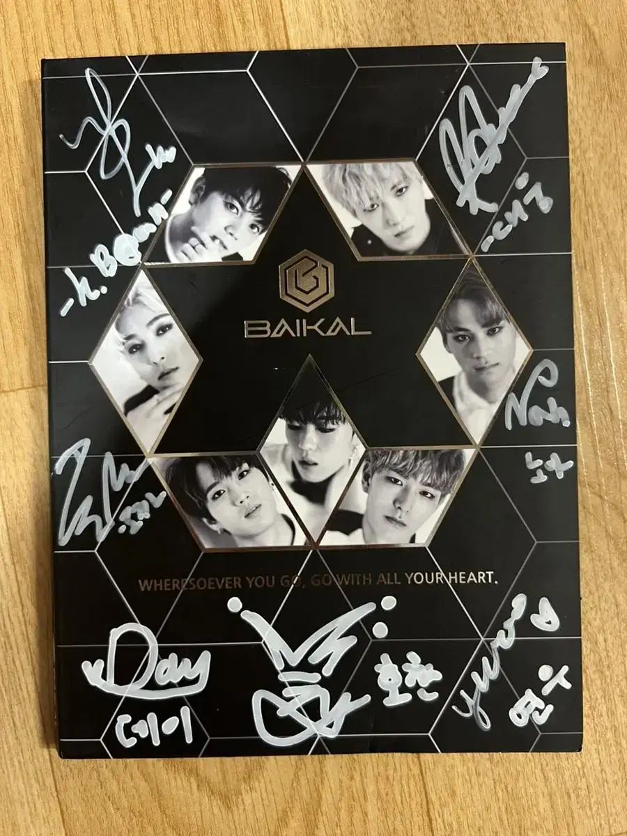 Baikal handwritten sign album