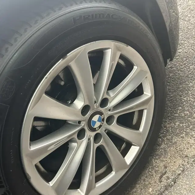 bmw 17인치 휠 타이어 한대분