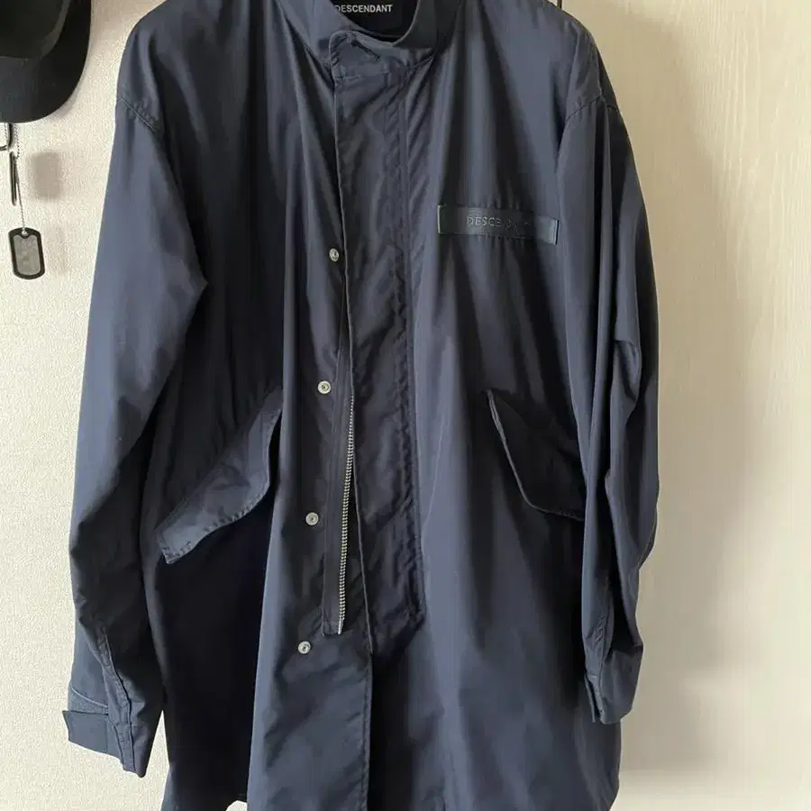 디센던트 CRICKET COPO JACKET, NAVY