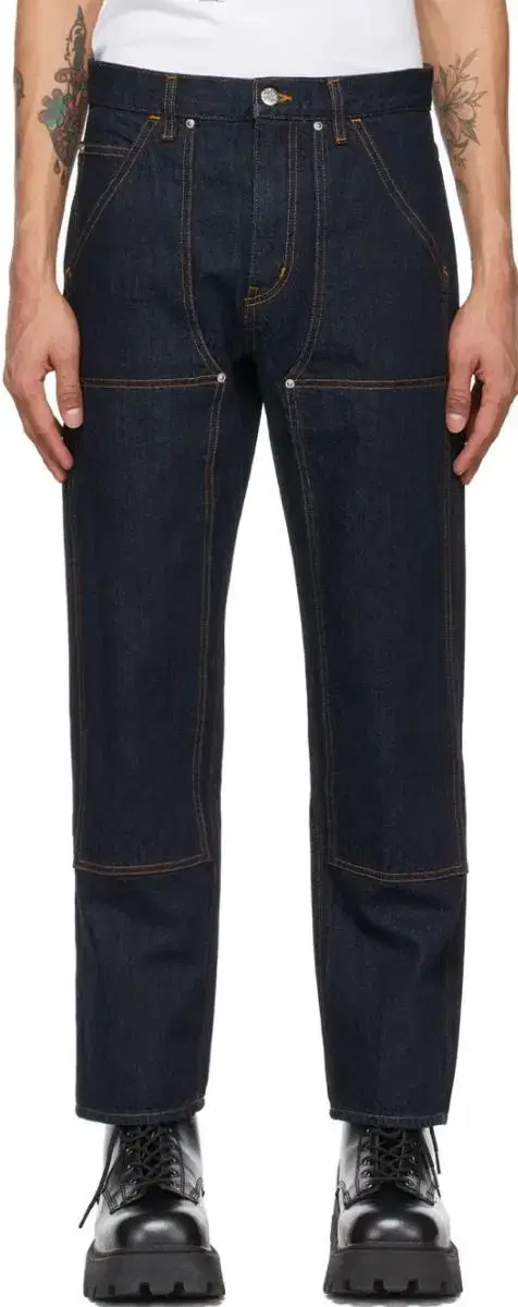 Helmut lang indigo utility jeans