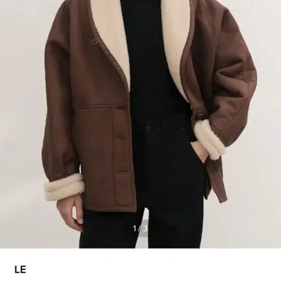 Le 제품 무스탕shawl  jacket