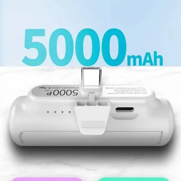 2개/ 보조배터리 5000mAh 미니/ RUQ020