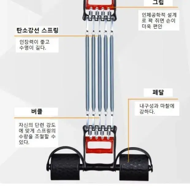 [무료배송] 가정용 운동기구 가슴 팔 손목강화 홈트 헬스 완력기 근력기