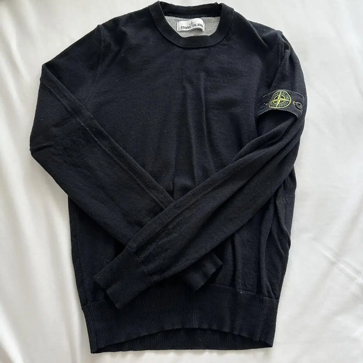 [Genuine/Source] Stone Island Knit Black Quick sale