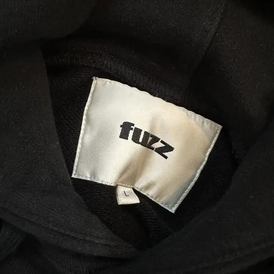 FUZZ TARANTULA HOODIE BLACK 퍼즈 후드 블랙(L)