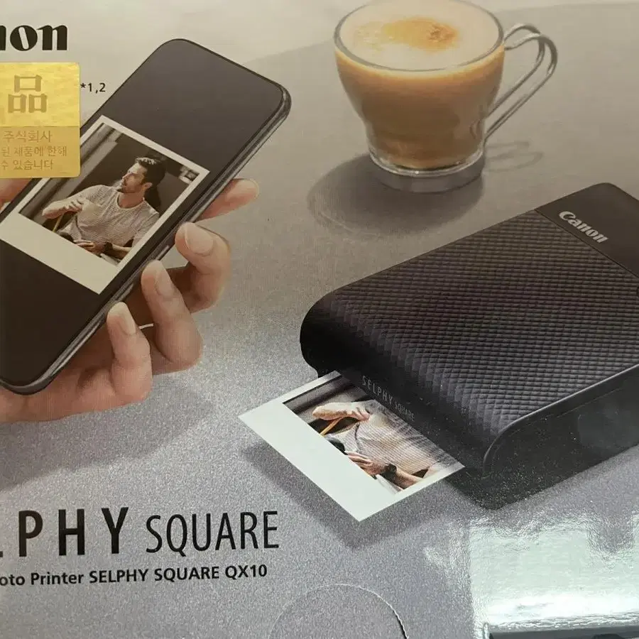 캐논 포토프린터 SELPHY SQUARE QX10(미개봉) 팝니다!