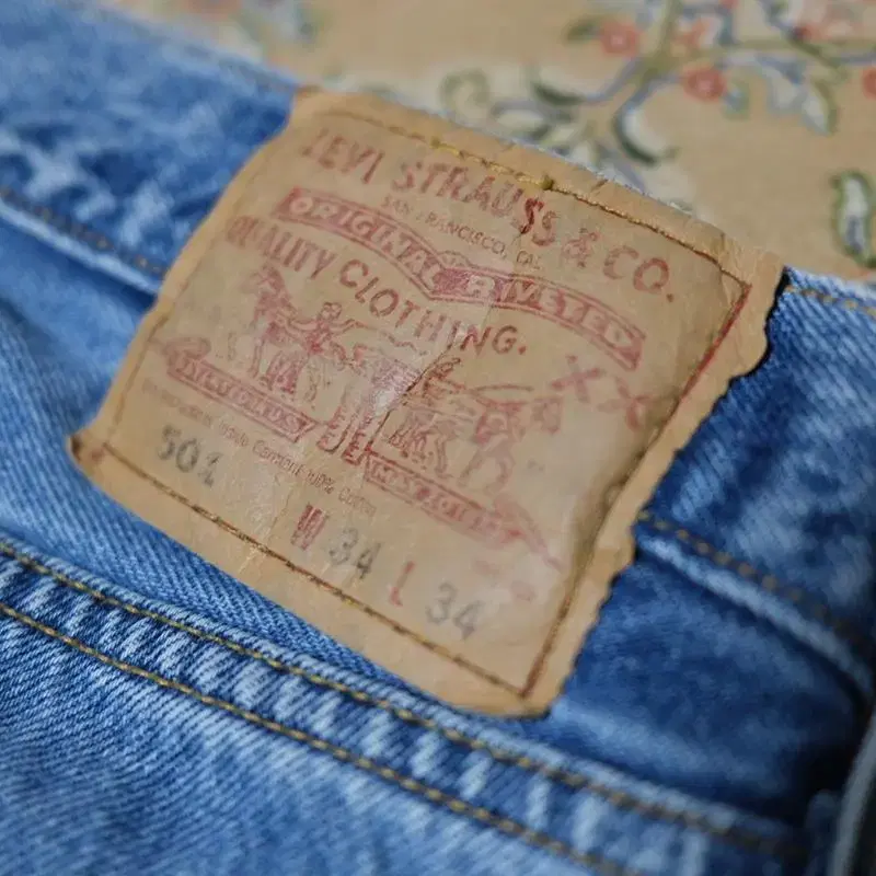 Levis 501 34x34 Made in Guatemala 01년10월