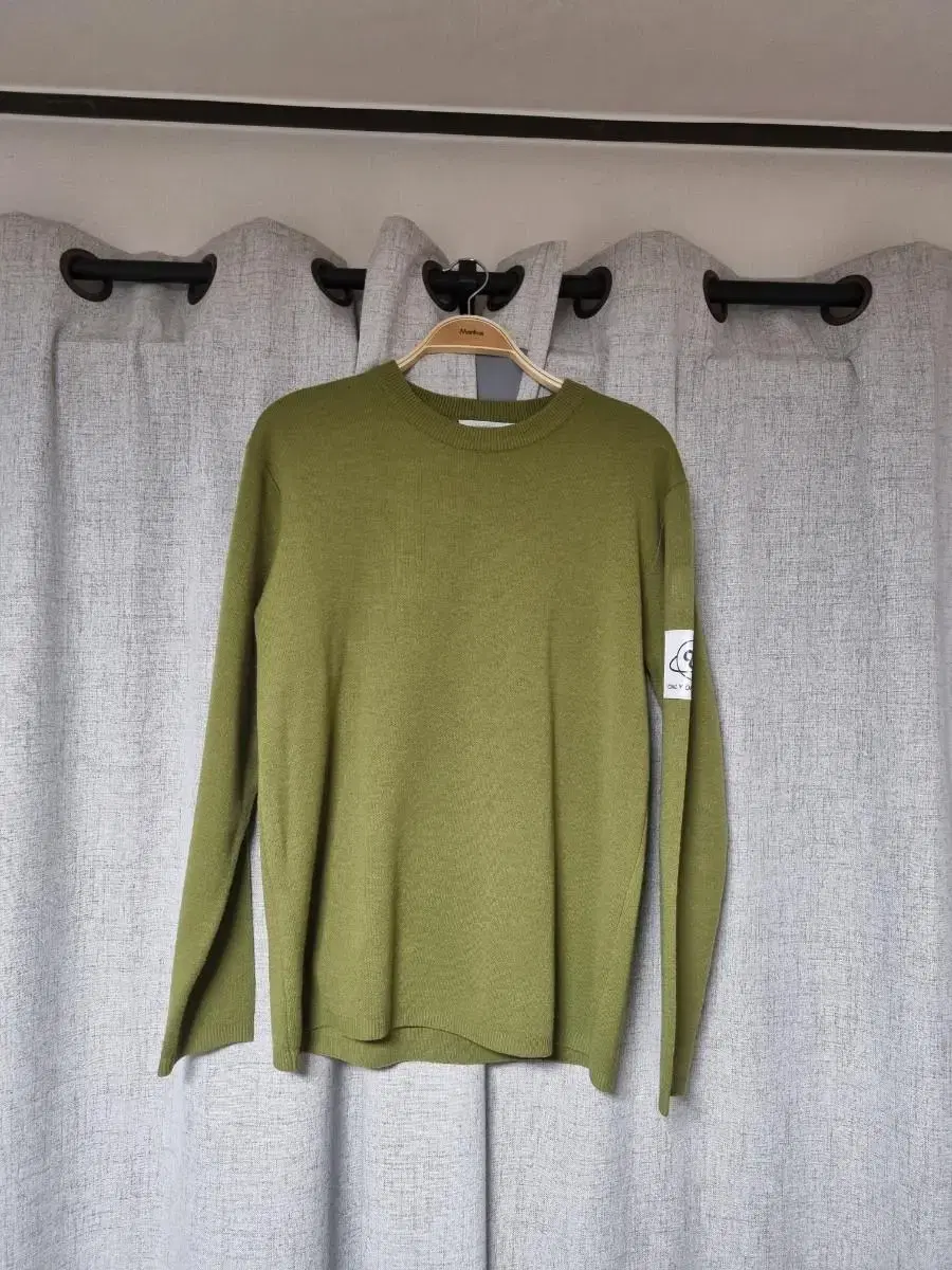 Uni Verso Planet Logo Patch Knit Sweat Green (Last Minute Sale)