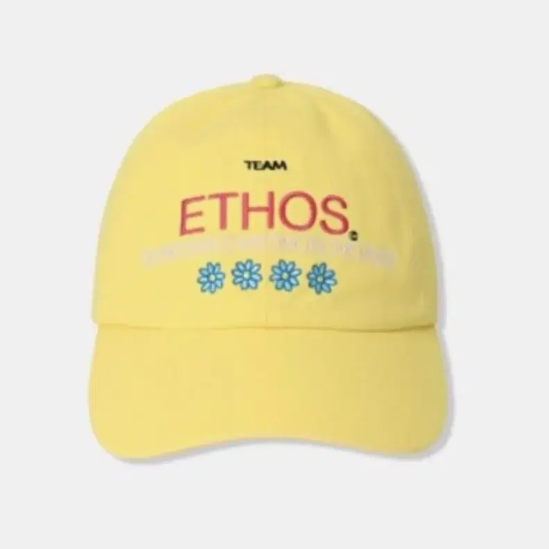 에토스 ethos 볼캡 모자 옐로우 팔아요