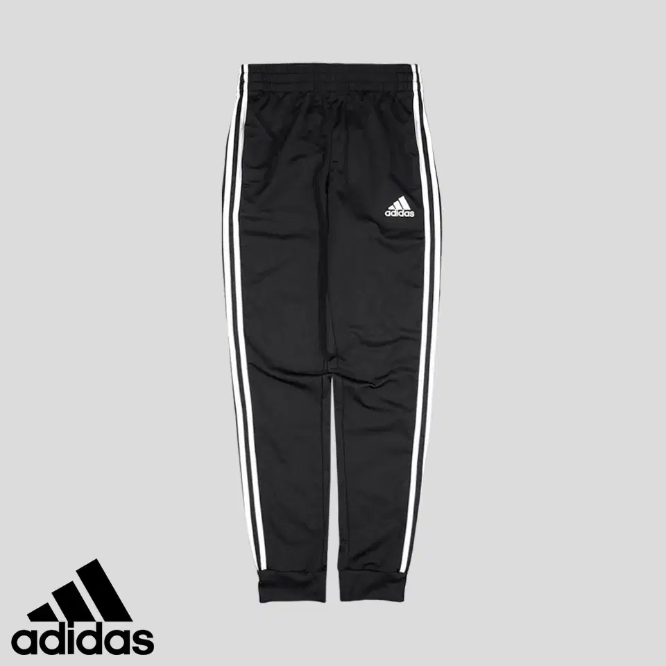 Adidas Prime Green Black White Logo Embroidered Three-Stripe Banded Jogger Pants Jersey Pants Tr