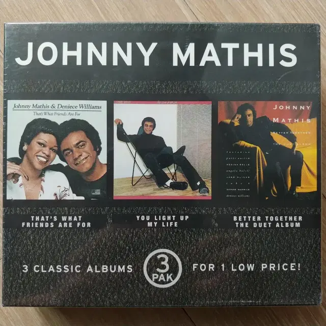 Johnny Mathis (조니 마티스) 명반 3CD 묶음 / 3-PAK