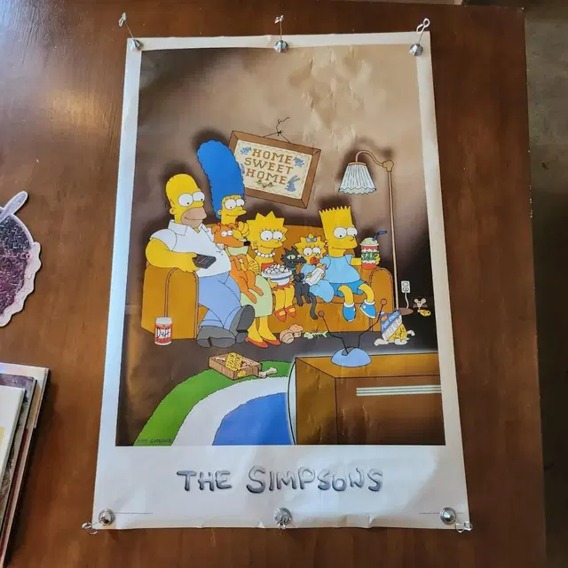 심슨 오리지널 포스터 SIMPSONS POSTER 1998