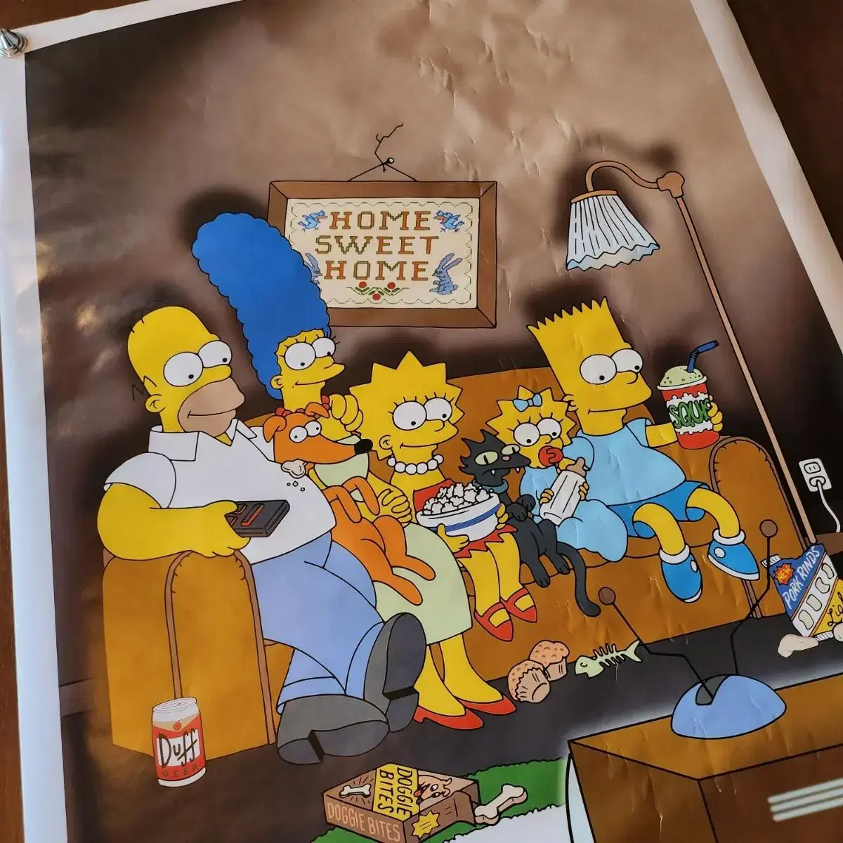 심슨 오리지널 포스터 SIMPSONS POSTER 1998