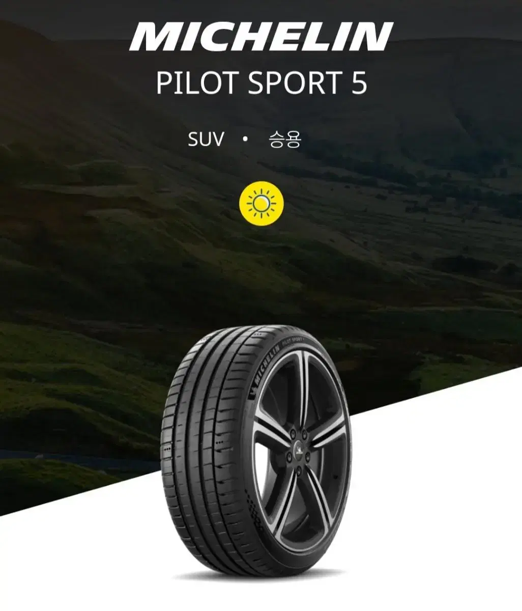 255/40R19 파일럿 스포츠5