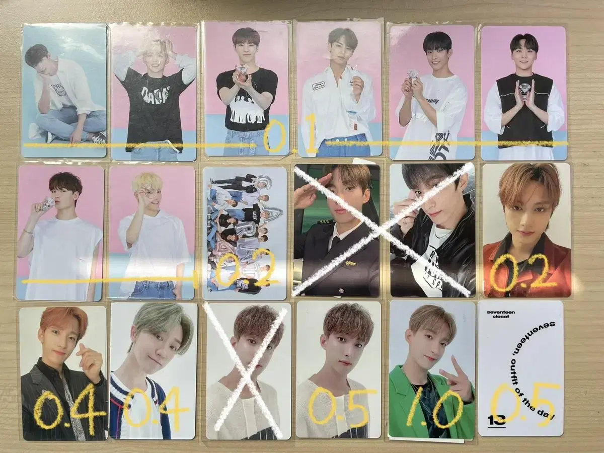 Seventeen photocard WTS