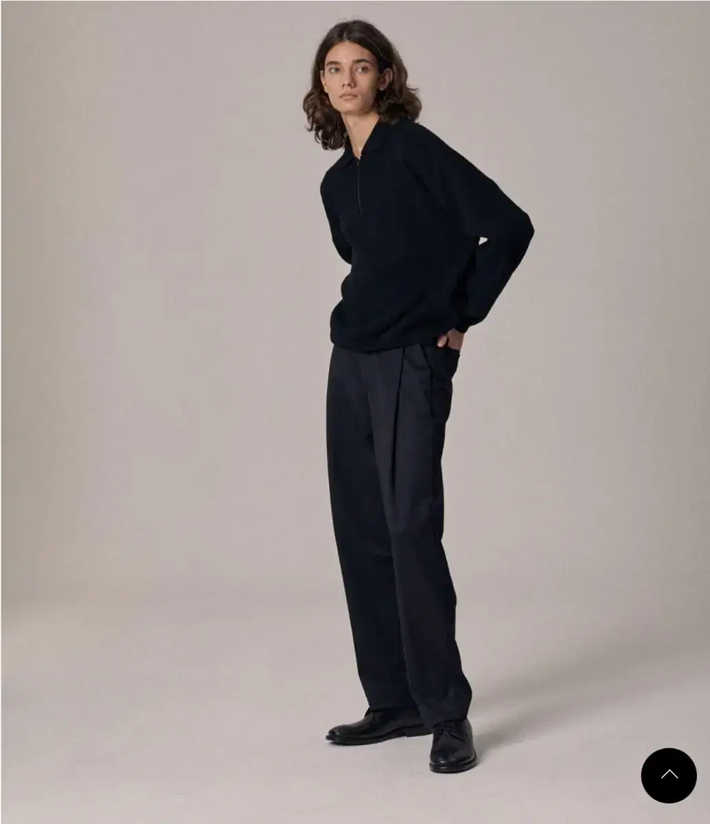 Leav Wool Semi Wide Slacks 28 New