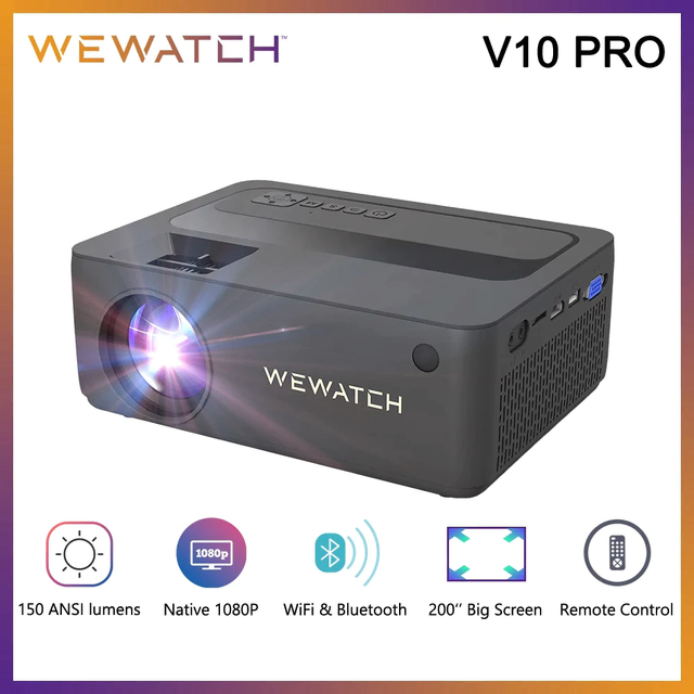 WeWatch Wifi 프로젝터 최대200인치 가정용 & 캠핑용